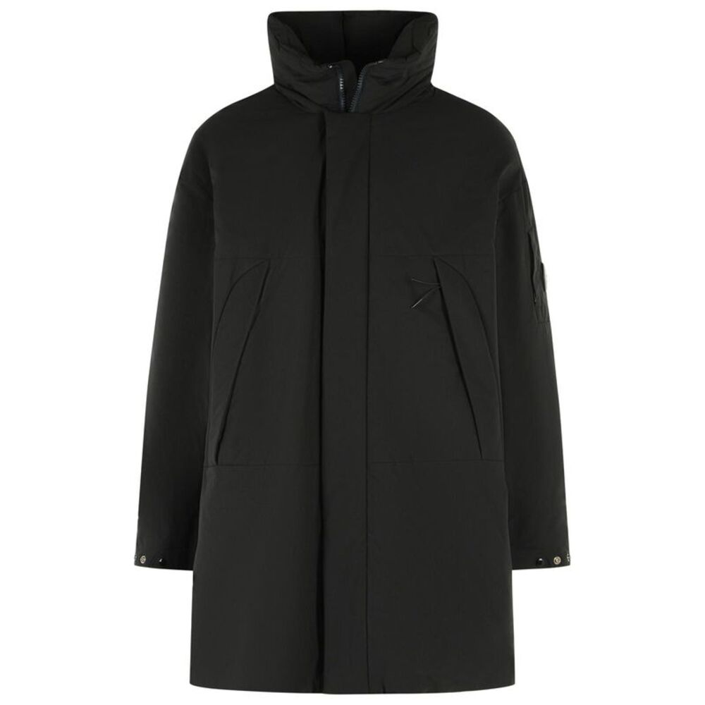 C.P. Company Long Down Jacket In Black 'Pro-Trek' Men